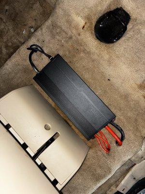 Ds18 amp install in a 2009 Chevy Tahoe that we done.