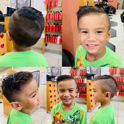 Yessenia did an amazing job cutting my son's hair...Thank You for taking the time...Landyn loves it.