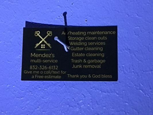 Mendez’s Multi Service