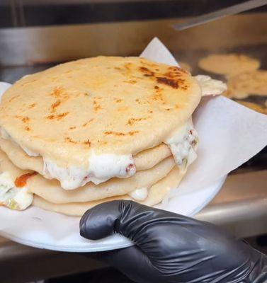 Pupusas de queso