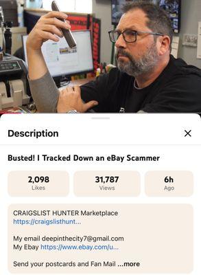 Jim's been caught in a lie.