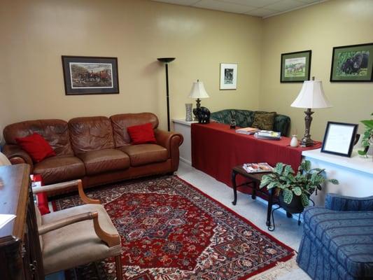 Comfortable lobby for clients.