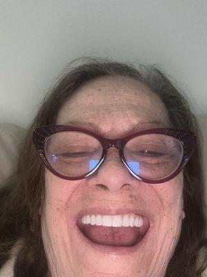 My teeth are gagging me and I can't even breathe anymore!!!