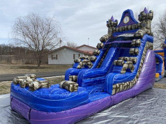16ft Magic Castle Waterslide!!