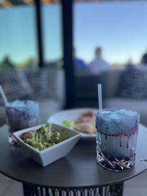 Fourth of July AstroPop marg special with chips and guac!