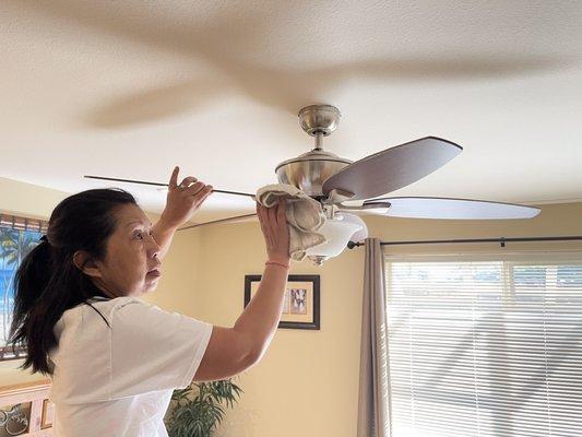 Lucy is not satisfied until everything is perfect!