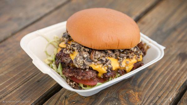 The Swizz Beats burger