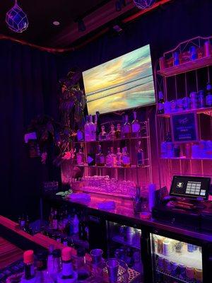 The bar lighting says it all ...