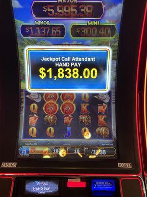 Jackpot at 7 Clans Perry Casino