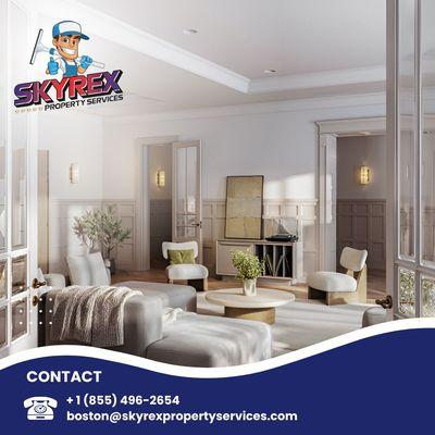 Our team provides a deep house cleaning service. We tackle every detail, from countertops to baseboards, leaving your home sparkling clean.