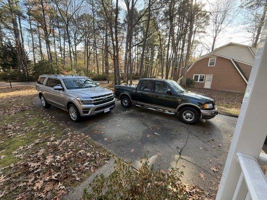 The old and the new.