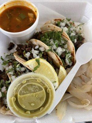 Beef fajita mini tacos