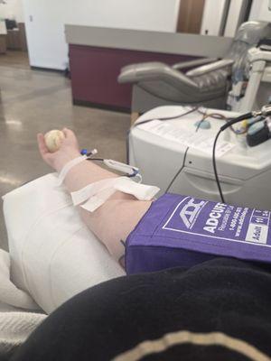 Donating platelets