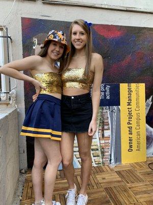 Flawless golden tan on the right!