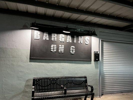 Outside of Bargains of 6!