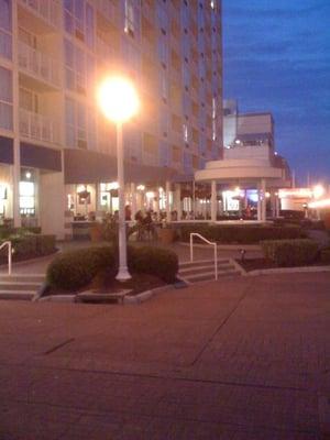 RockFish at night on boardwalk