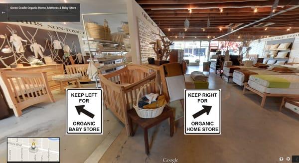 Organic Mattresses, Furniture and Baby Store Specializing in All Natural and Organic Products in our 3000 Sq Ft Showroom.