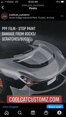 Paint protection film - self healing