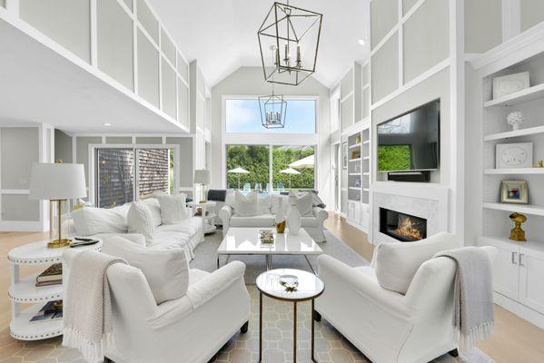 Southampton village project. Modern coastal minimalist design.