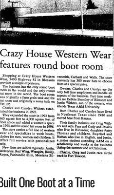 Article on the store!