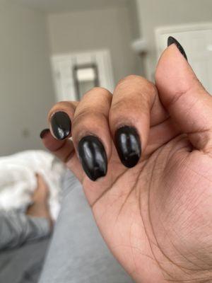 Chipped Nails and Chipped clear polish
