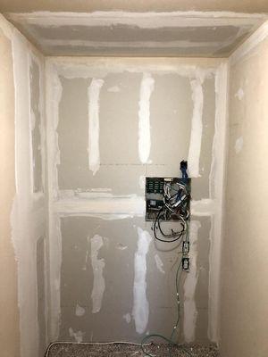 Sheetrock Repair Completed