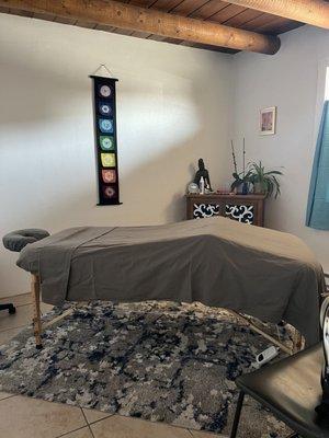 Massage healing room