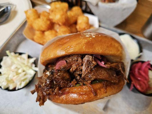 CHOPPED BRISKET SANDO