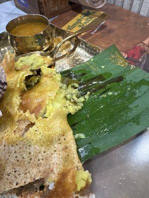 Masala dosa...too much oil