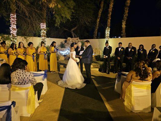 Grand Terrace at night