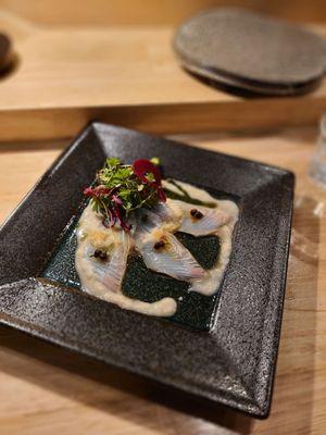 Omakase- Hirame Sashimi
