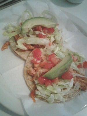 Chicken Taco with avocado
