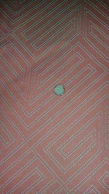 Cigarette burn in comforter (non smoking room)