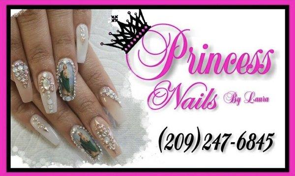 Princess Nails At Leslie's Beauty Salon