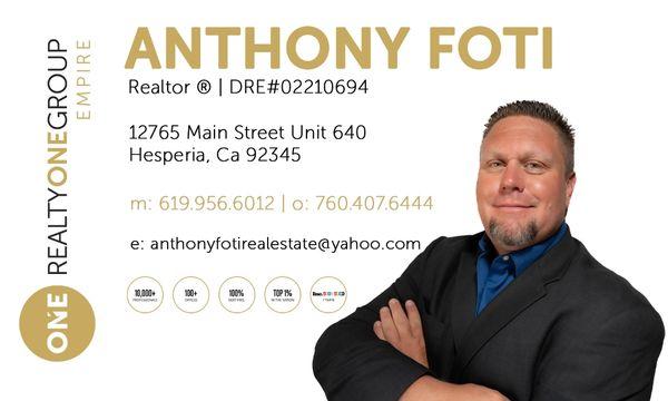 Anthony Foti - Realty One Empire
