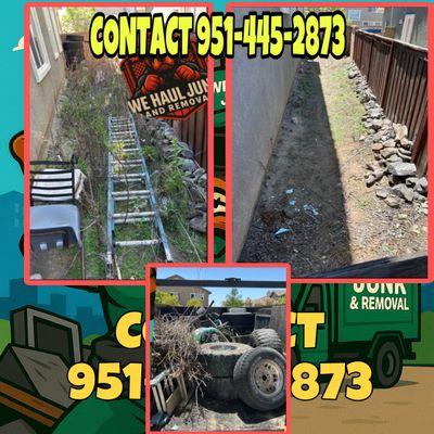 Before and after junk removal