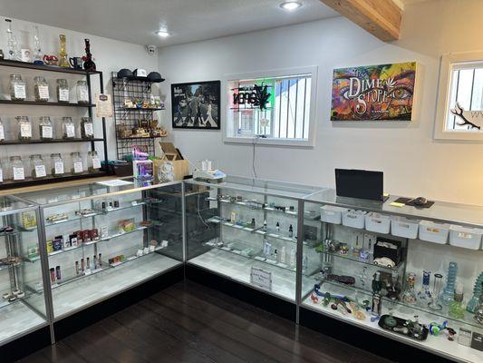 Two great pics! The Beatles and our Dime Store painting done by "X"