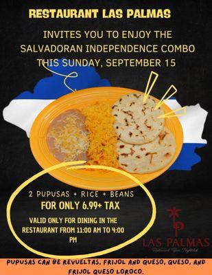 15 de Septiembre de 10:30am hasta las 4pm Sunday September 15 from 10:30am until 4pm