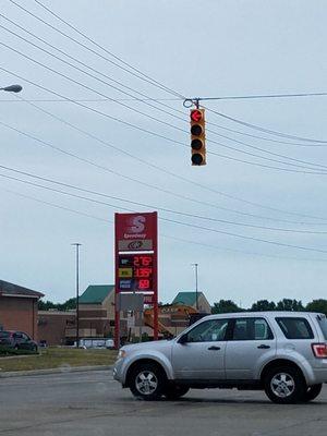 They are usually the same price across the street from Meijer :)