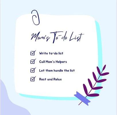 Mom’s Helpers Cleaning