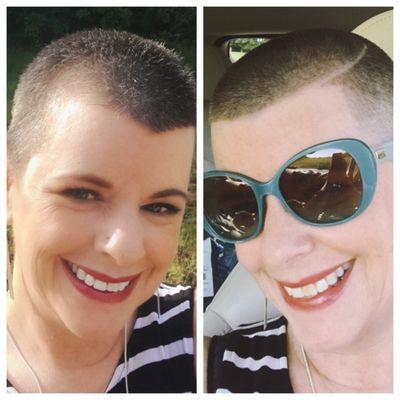 Before and after! Thanks for making me look sharp OT!