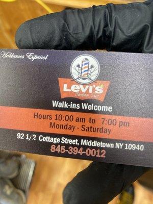 Levis Barbershop