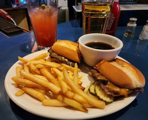 French dip with fries