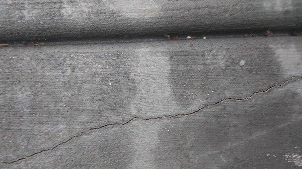 concrete is cracking