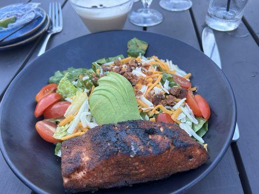 Cobb Salad with Salmon