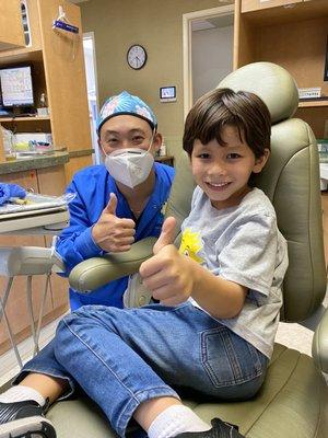 Stephen with Dr. Scotty.
