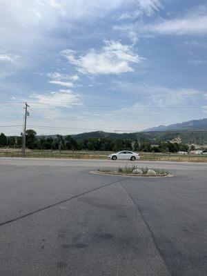 The view from the pump