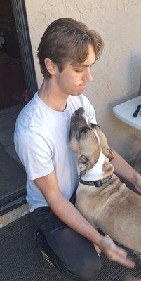 Lola meeting or 21 yr old son.