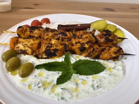 Chicken breast kebab