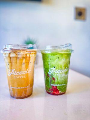 Einspänner and strawberry matcha 10/10